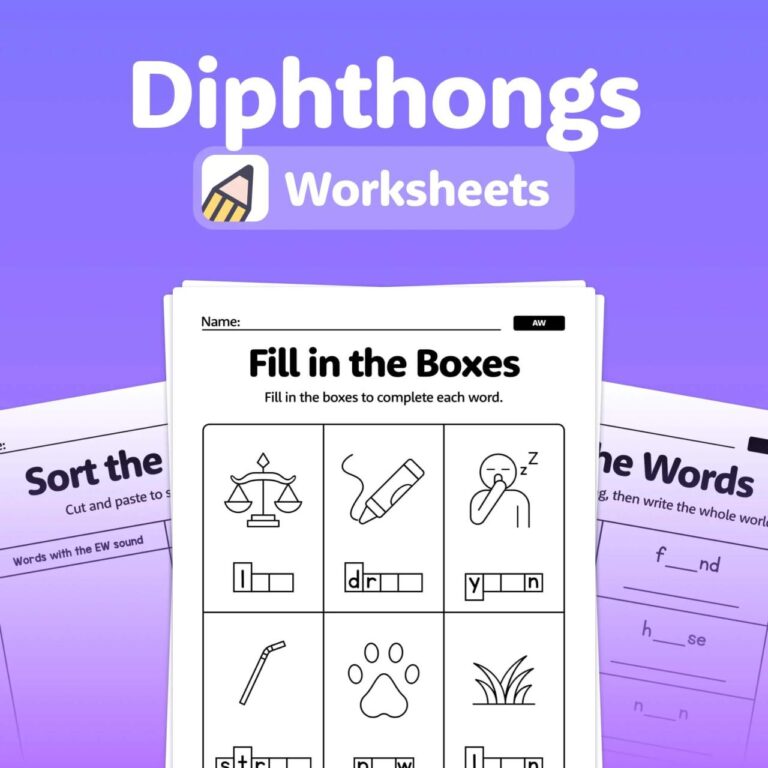 Zany Spelling Worksheets – That Little Robot